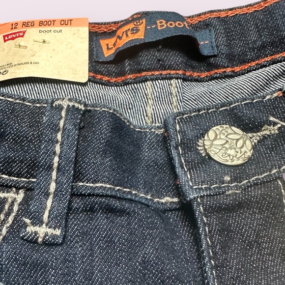 NWT Women’s Levi’s Dark Wash Bootcut Denim Jeans Size 12 Regular - Picture 7 of 14